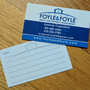 Book Foyle Business Card