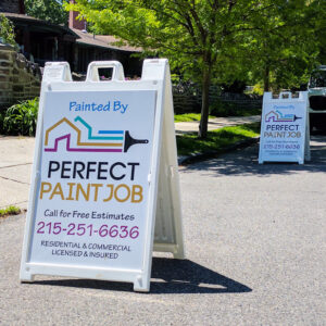 Book Perfect Paint Job wearable sign